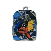 Hectarul - Ghiozdan 3D  cu pelerina detasabila pentru gradinita Batman , bleu negru, 32 cm